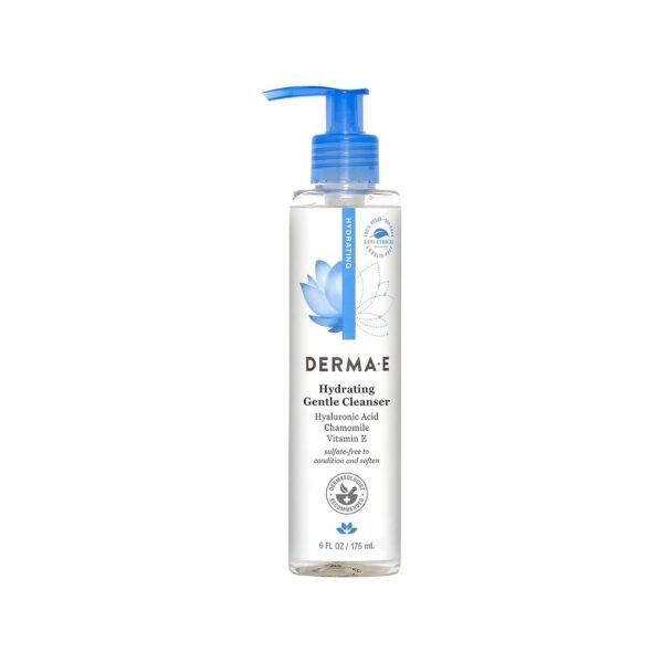 DERMA-E Hydrating Gentle Cleanser with Hyaluronic Acid 6 fl oz