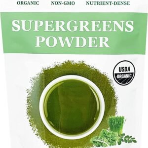 Cherie Sweet Heart Supergreens Powder – Green Superfood – Organic Greens Powder Super Greens